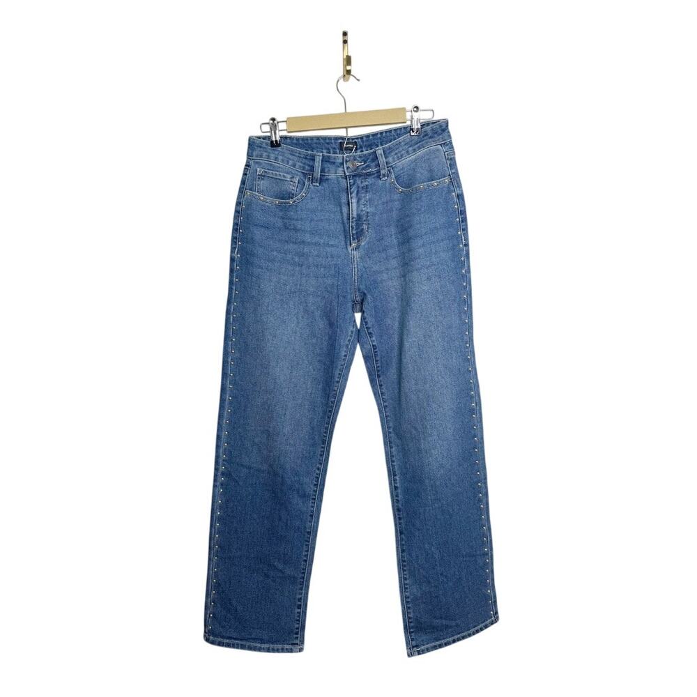 Express Silver Stud Detail Bootcut Jeans US 8